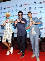 Anil Kapoor, Farhan Akhtar, Ranveer Singh at Dil Dhadakne Do press meet in Kolkatta on 24th May 2015